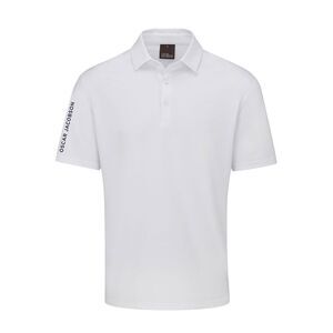 Oscar Jacobson Mens Bullock Polo Shirt / White